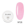 Constructor Dark Smart Builder Gel 28, rosa con microbrillo, 15 ml