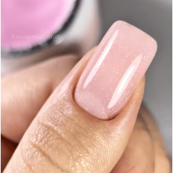Constructor Dark Smart Builder Gel 28, rosa con microbrillo, 15 ml
