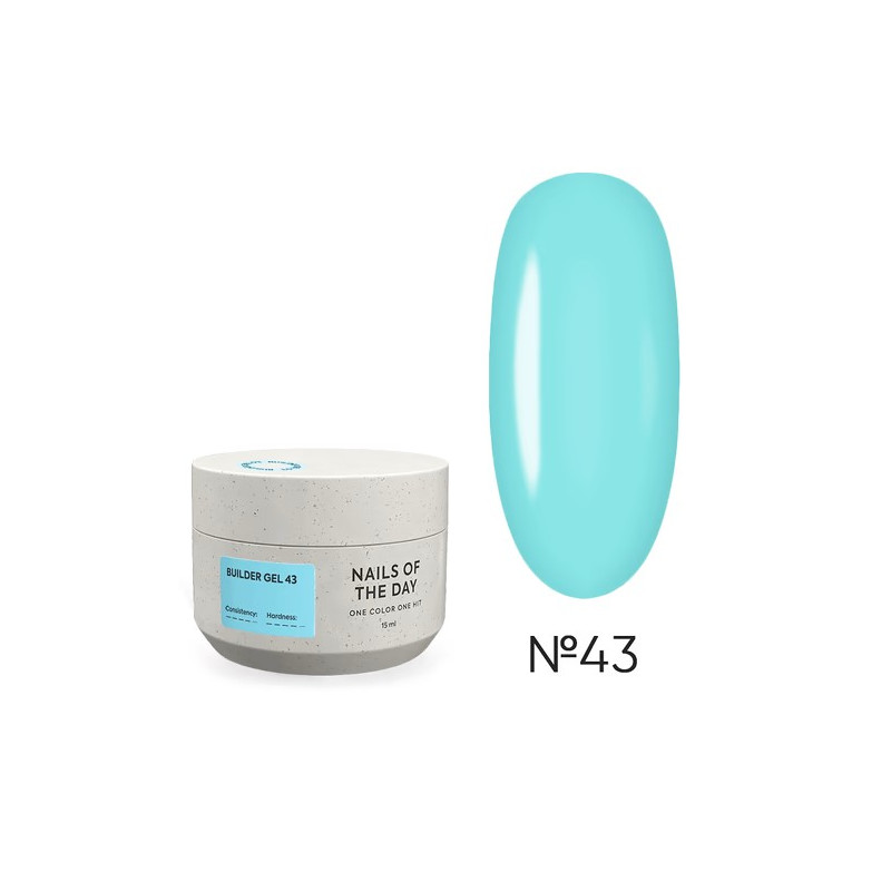 Builder Gel 43 NAILSOFTHEDAY, gel constructor, 15ml