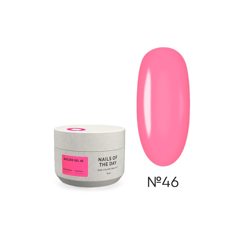 Builder Gel 46 NAILSOFTHEDAY, gel constructor, 15ml