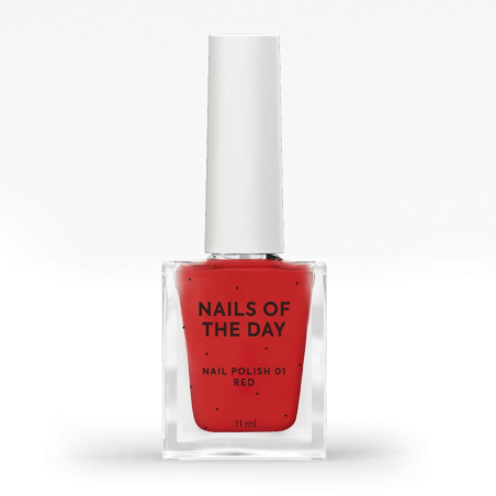 Esmalte de Uñas Clásico 01 Rojo NAILSOFTHEDAY, 11 ml