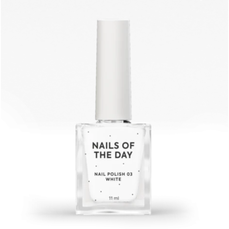 Esmalte de Uñas Clásico 03 Blanco NAILSOFTHEDAY, 11 ml