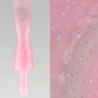 Potal Base 34 NAILSOFTHEDAY, Rosa Pálido con Copos Holográficos,10 ml