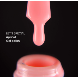 Esmalte semipermanente Let's special Apricot 185 NAILS OF THE DAY, albaricoque, 10 ml