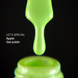 Esmalte semipermanente Let's special Apple 237 NAILS OF THE DAY, lima pastel, 10 ml
