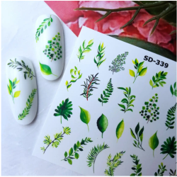 Pegatina al agua colorida...