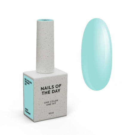 Esmalte semipermanente Let's special Tiffany 257 NAILS OF THE DAY, turquesa claro, 10 ml