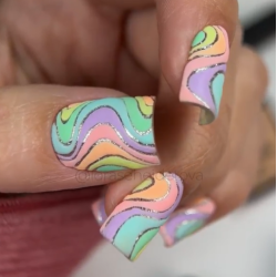 Esmalte semipermanente Let's special Lollipop 269 NAILS OF THE DAY, violeta pastel, 10 ml