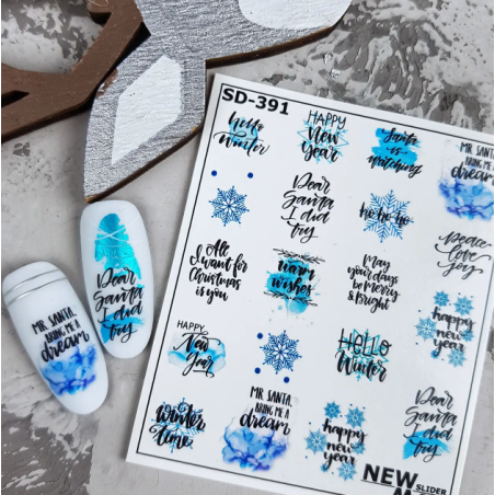 Pegatina al agua para navidad SD-391