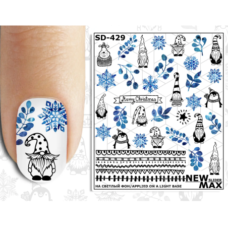 Pegatina al agua para navidad SD-429