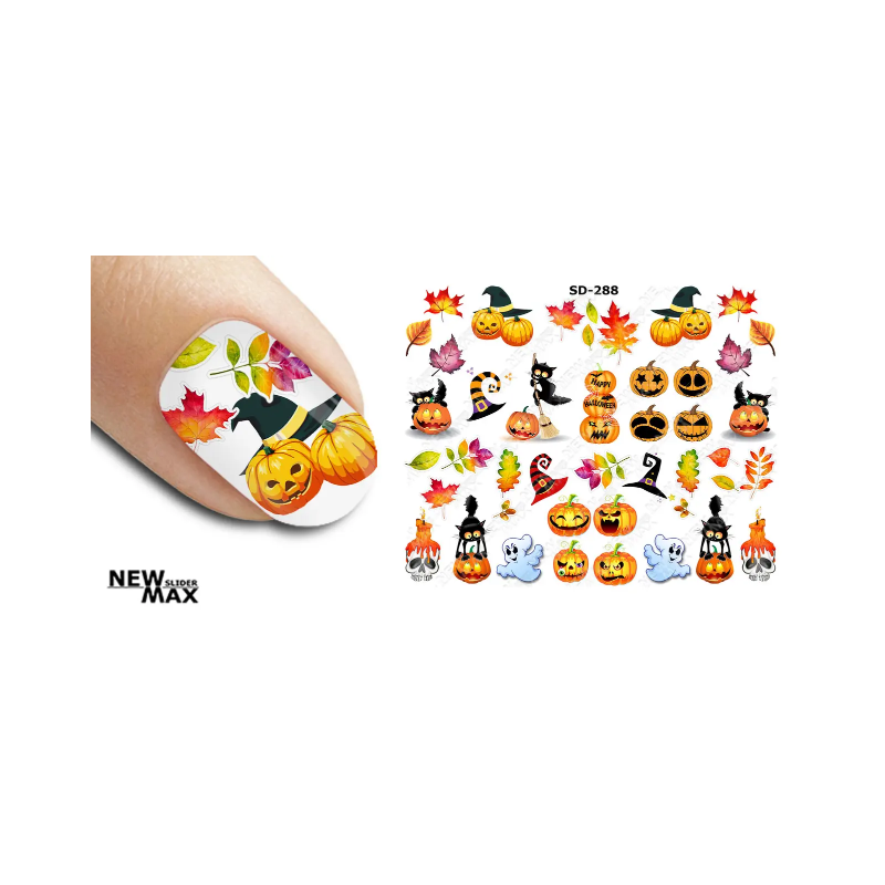 Pegatina al agua colorida SD-288