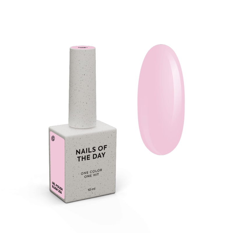 Esmalte Semipermanente Blush 206 NAILSOFTHEDAY, 10 ml