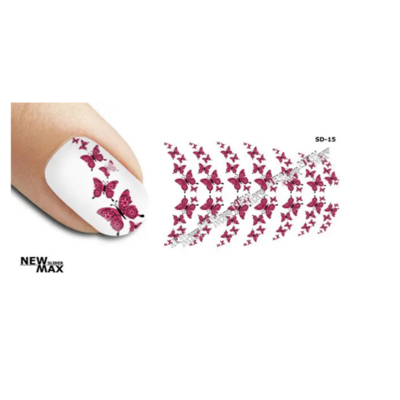 Pegatina al agua colorida SD-15