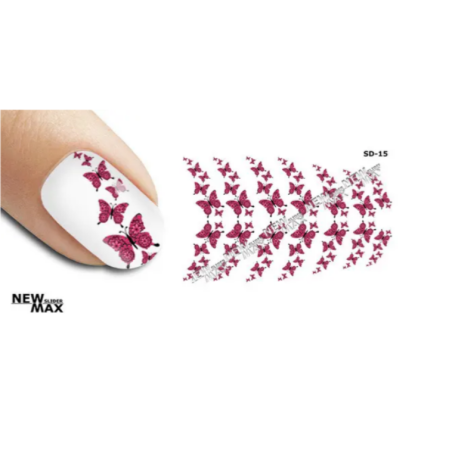 Pegatina al agua colorida SD-15