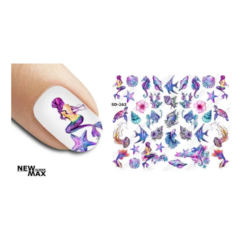 Pegatina al agua colorida SD-262