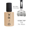 Top Iconic No Wipe DARK con UV filtros, sin pegajosidad, 30ml