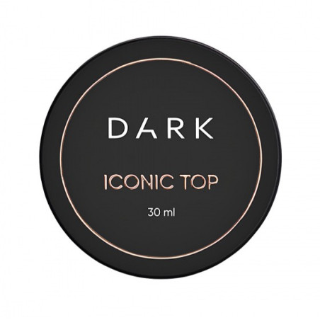 Top Iconic No Wipe DARK con UV filtros, sin pegajosidad, 30ml
