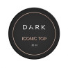 Top Iconic No Wipe DARK con UV filtros, sin pegajosidad, 30ml