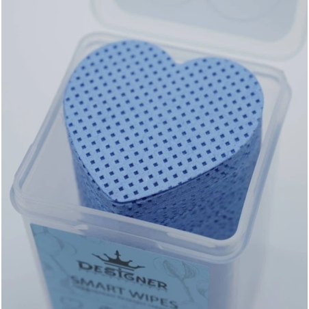 Toallitas sin pelusa, azul, 200 ud
