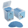 Toallitas sin pelusa, azul, 200 ud