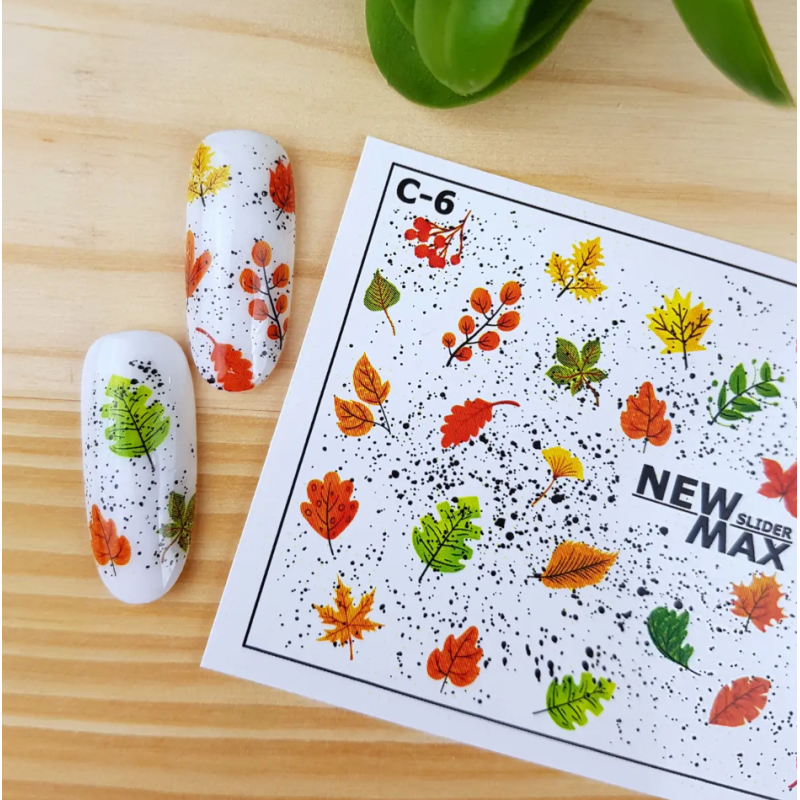 Pegatina al agua colorida C-6