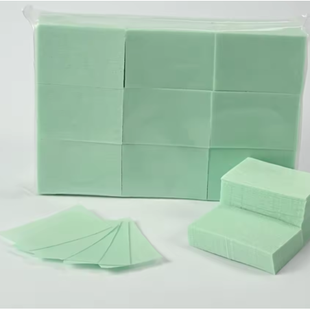 Toallitas sin pelusa, verde claro, 1000 uds.