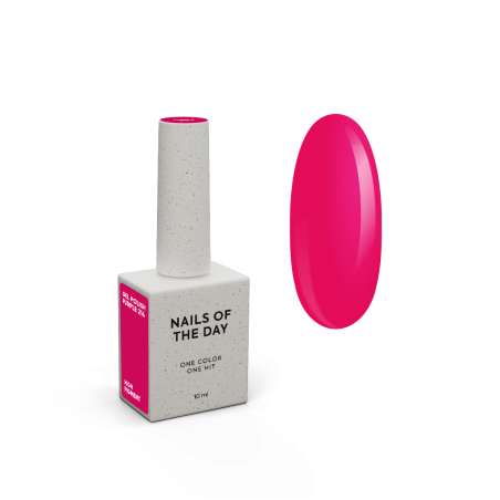 Esmalte Semipermanente Let's special Purple 214 NAILSOFTHEDAY, Rosa neón, 10ml