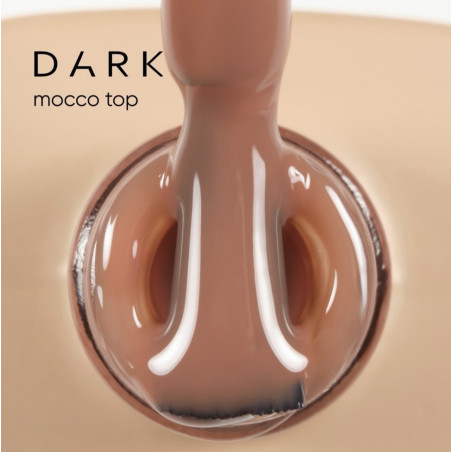 Top Mocco DARK, sin capa adhesiva, Marrón moca, 10ml