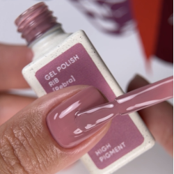 Esmalte Semipermanente Rib [Rebra] 063, Rosa Nude,10ml