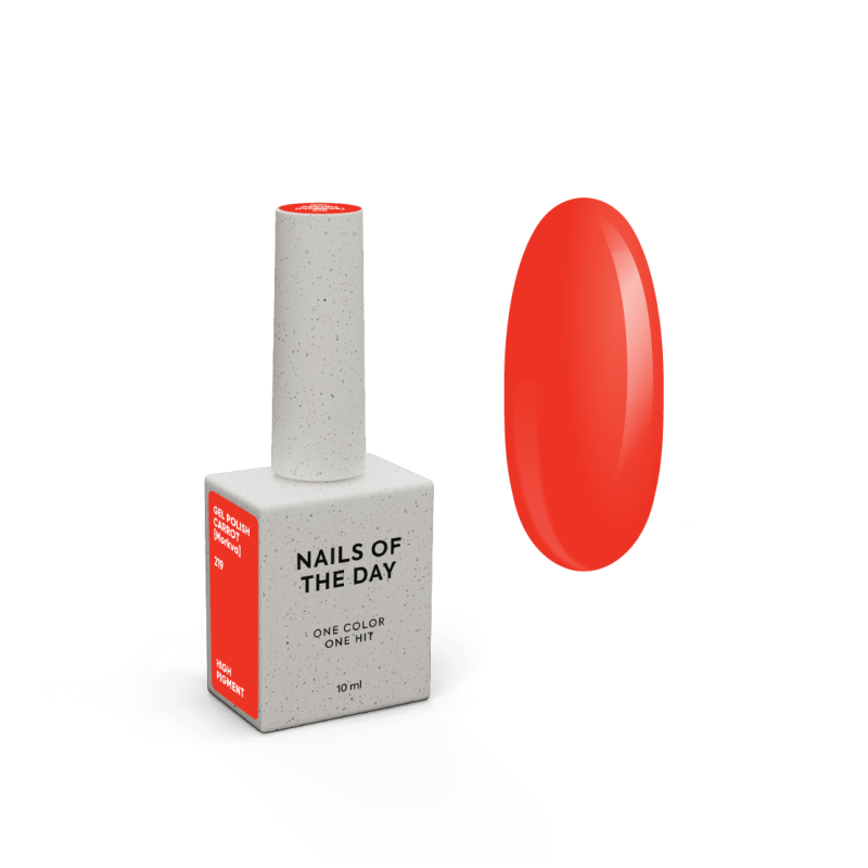 Esmalte Semipermanente Carrot [Morkva] 219, Naranja Zanahoria,10ml