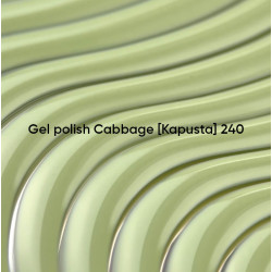 Esmalte Semipermanente Cabbage [Kapusta] 240, Verde Pistacho,10ml