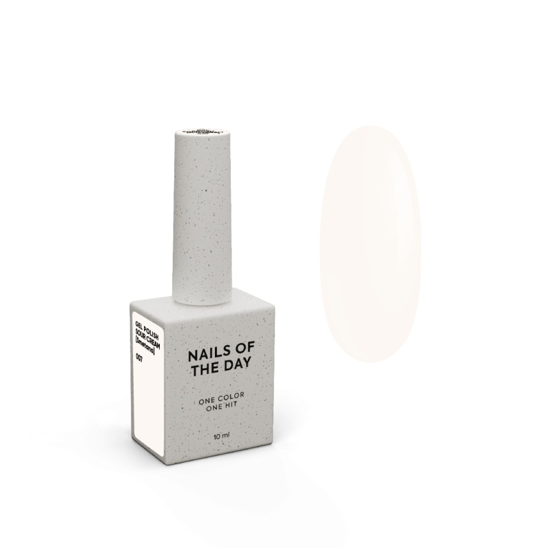 Esmalte Semipermanente Sour Cream [Smetana] 007, Blanco Crema,10ml