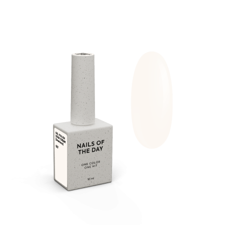 Esmalte Semipermanente Sour Cream [Smetana] 007, Blanco Crema,10ml