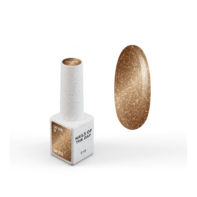 Esmalte semipermanente Cat Eye 10 "Ojo de gato" NAILSOFTHEDAY, 6 ml