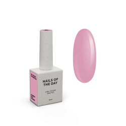 Esmalte Semipermanente Antique 204 NAILSOFTHEDAY, rosa empolvado con shimmer, 10ml