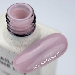 Esmalte Semipermanente Epoque 274 NAILSOFTHEDAY, malva empolvado con shimmer, 10ml
