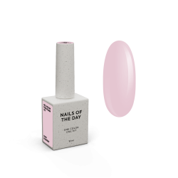 Esmalte Semipermanente Porcelain 179 NAILSOFTHEDAY, rosa empolvado suave, 10ml