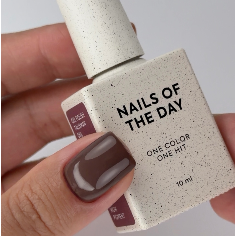 Esmalte Semipermanente Talisman 056 NAILSOFTHEDAY, rosa empolvado, 10ml