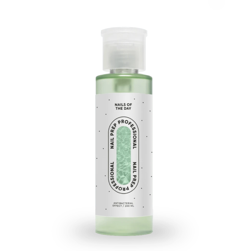 Nail Prep NAILSOFTHEDAY liquido profesional para desengrasar y deshidratar las uñas, 200ml