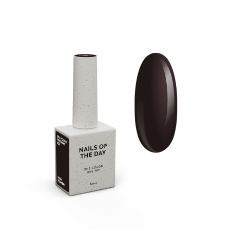 Esmalte semipermanente Fondant 036, Marrón Oscuro, 10ml