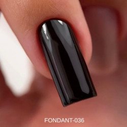 Esmalte semipermanente Fondant 036, Marrón Oscuro, 10ml