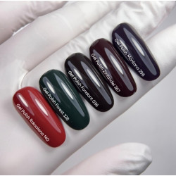 Esmalte semipermanente Roksolana 140, Marrón rojizo apagado, 10ml