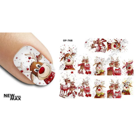 Pegatina al agua para navidad OF-768