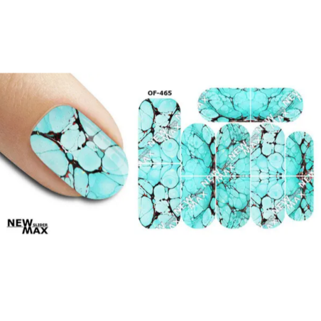 Pegatina al agua para uña entera, OF-465