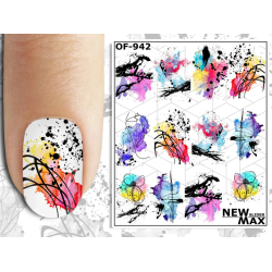 Pegatina al agua para uña...