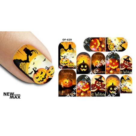 Pegatina al agua para uña entera, OF-629