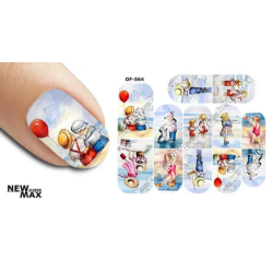 Pegatina al agua para uña...