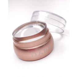 Kit de stamping, Sello para estampar y raspador Dark, oro rosado