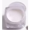 Polvo acrílico Komilfo 004 Diamond Glitter blanco con partículas brillantes, 3 g