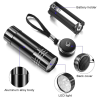 Lámpara LED/UV Linterna, 9W, negro
